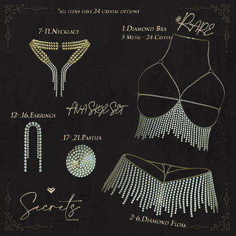 Second Life Marketplace - - Secrets - Ava Skye - Boxed - Gold - 12